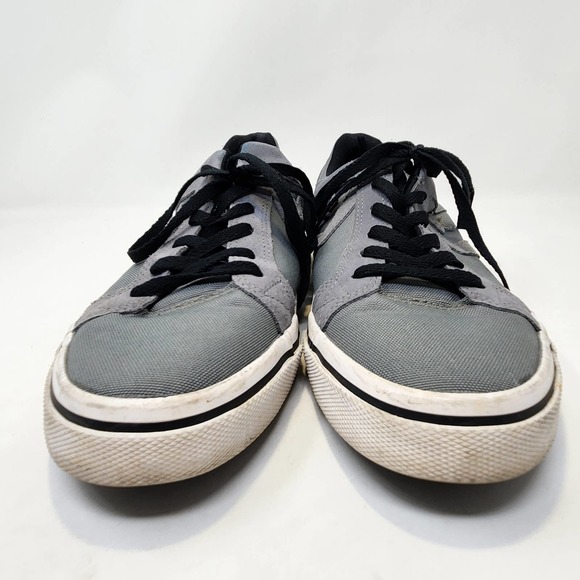 Converse All Star El Distrito OX Gray Sneakers Mens 13 Low Top Leather Canvas - Picture 4 of 9